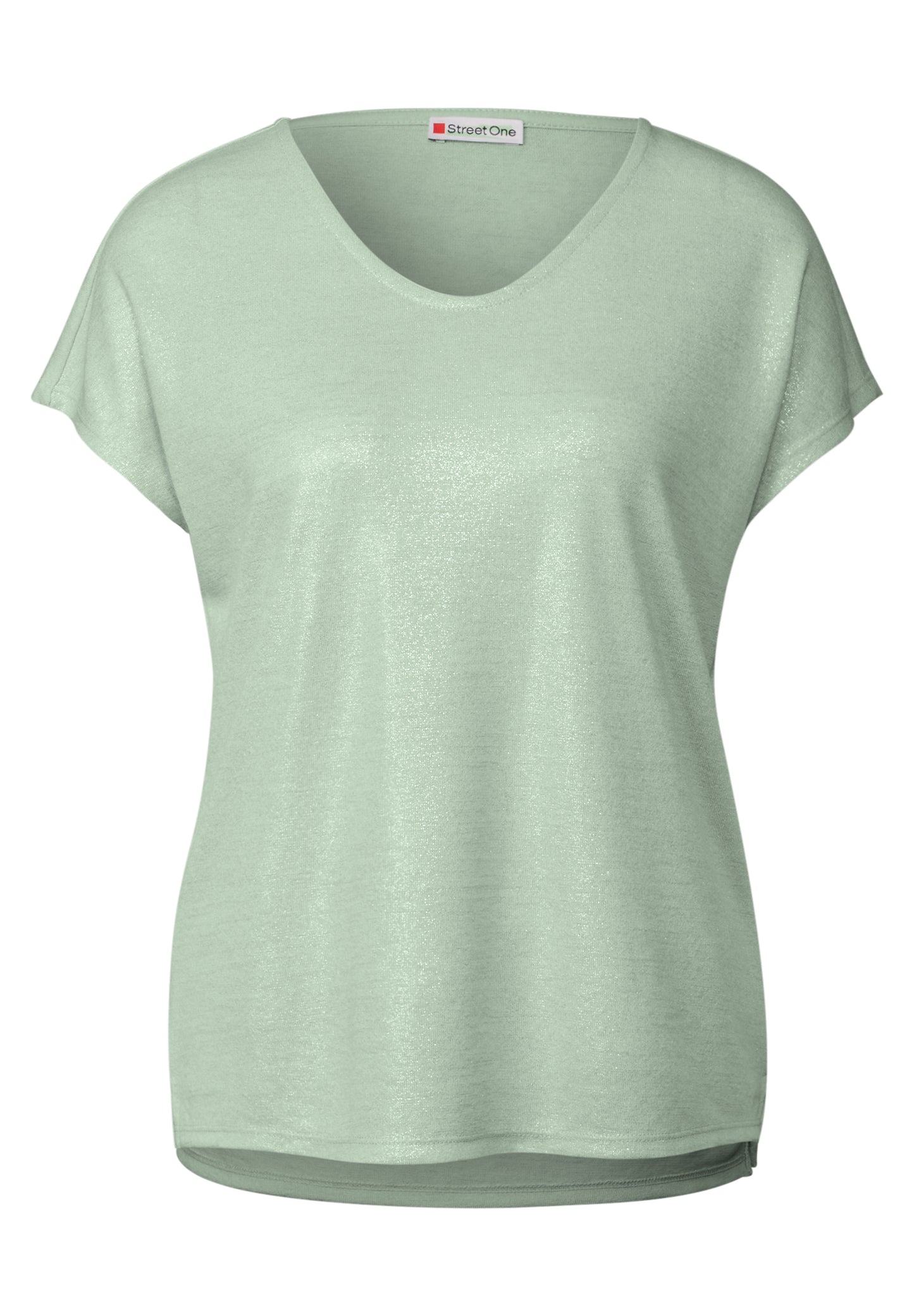 Schimmerndes V-Neck Shirt