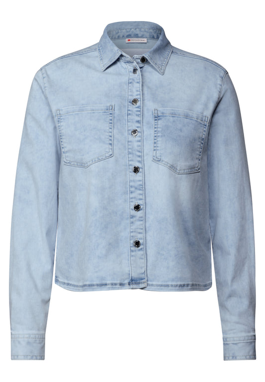 Denim Hemdbluse