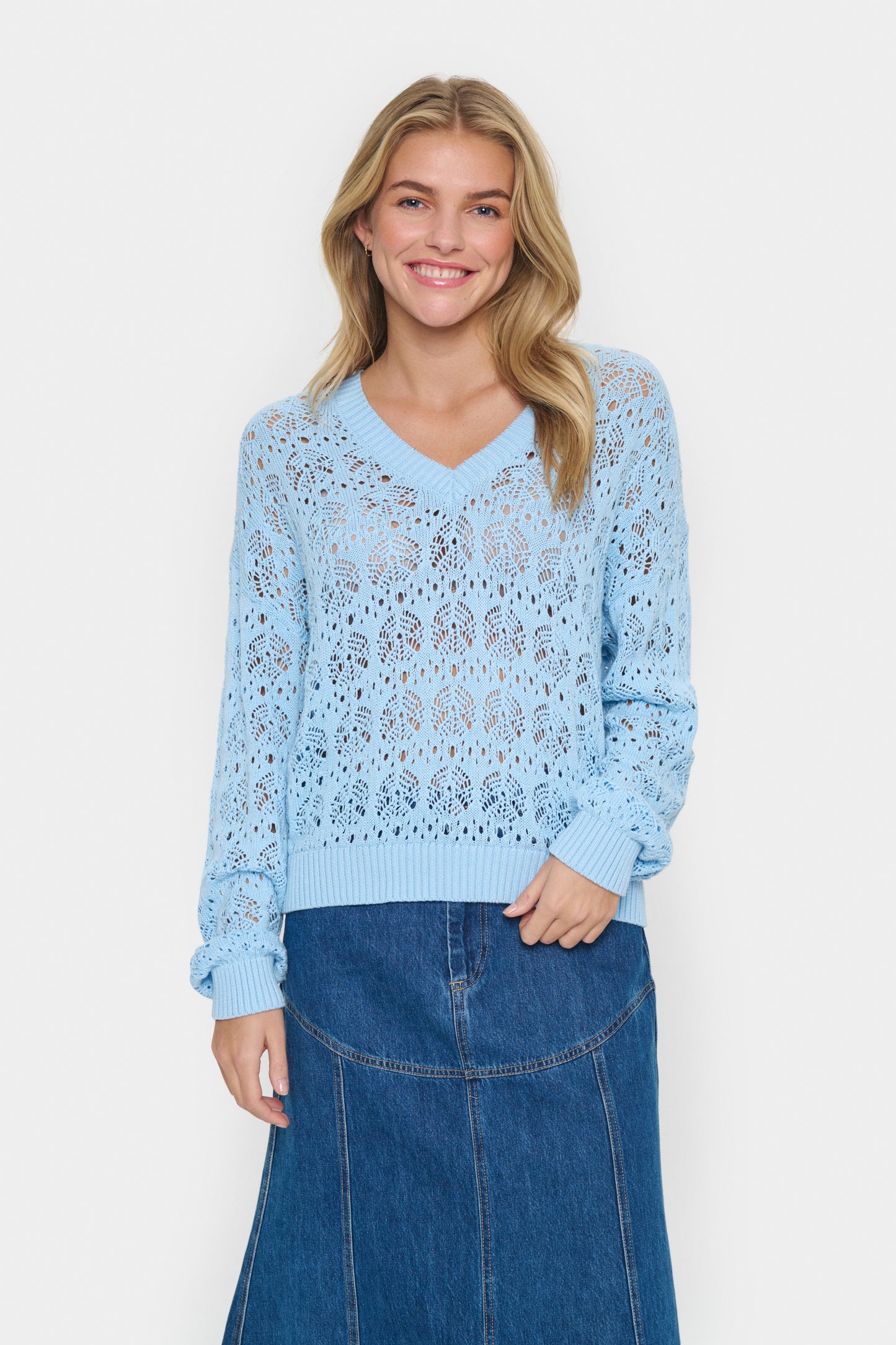 JunaSZ V-Neck Pullover