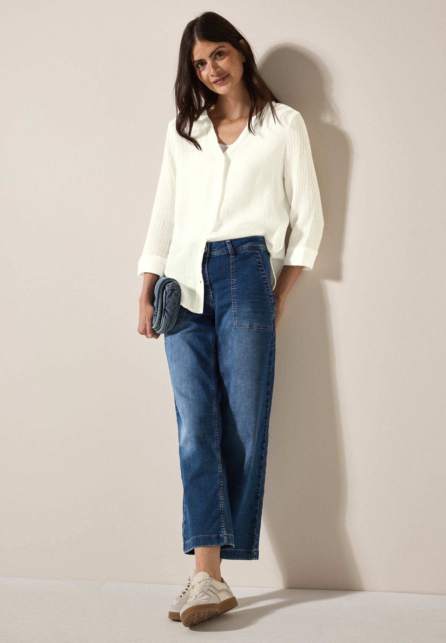 Musselin Bluse