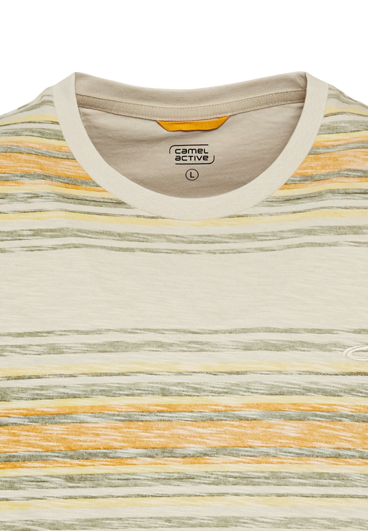T-Shirt mit Streifenmuster aus Baumwolle