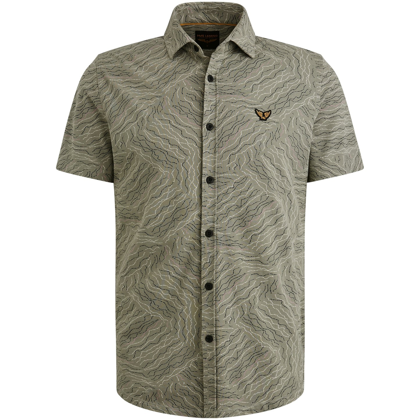 Jersey Pique Print Drizzle