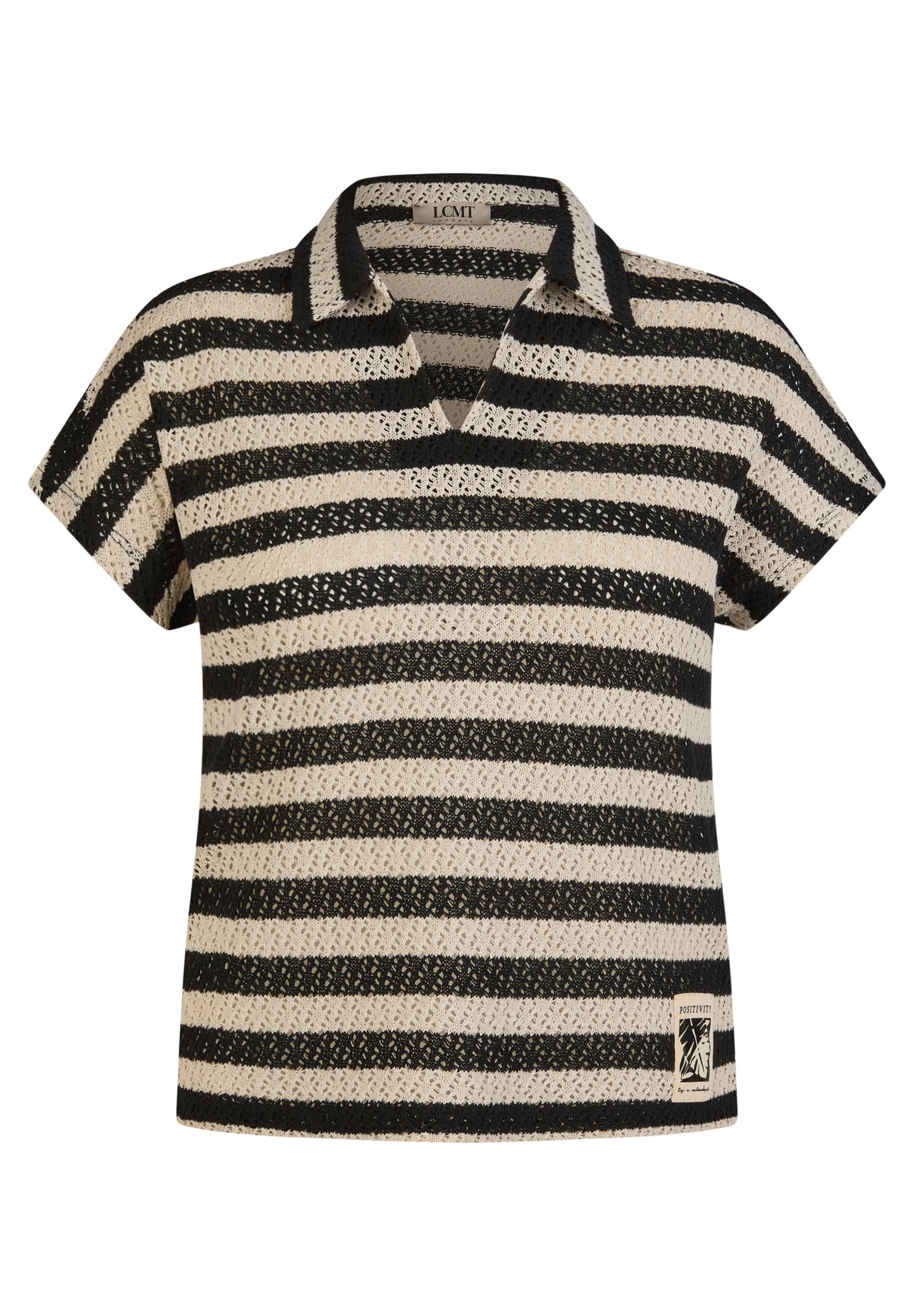 Shirt Strick | Noir Flora
