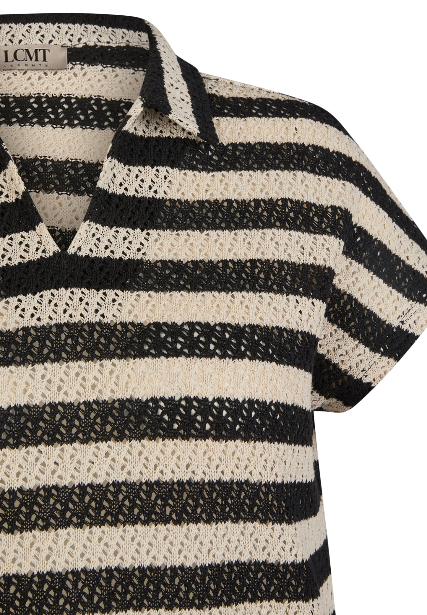 Shirt Strick | Noir Flora