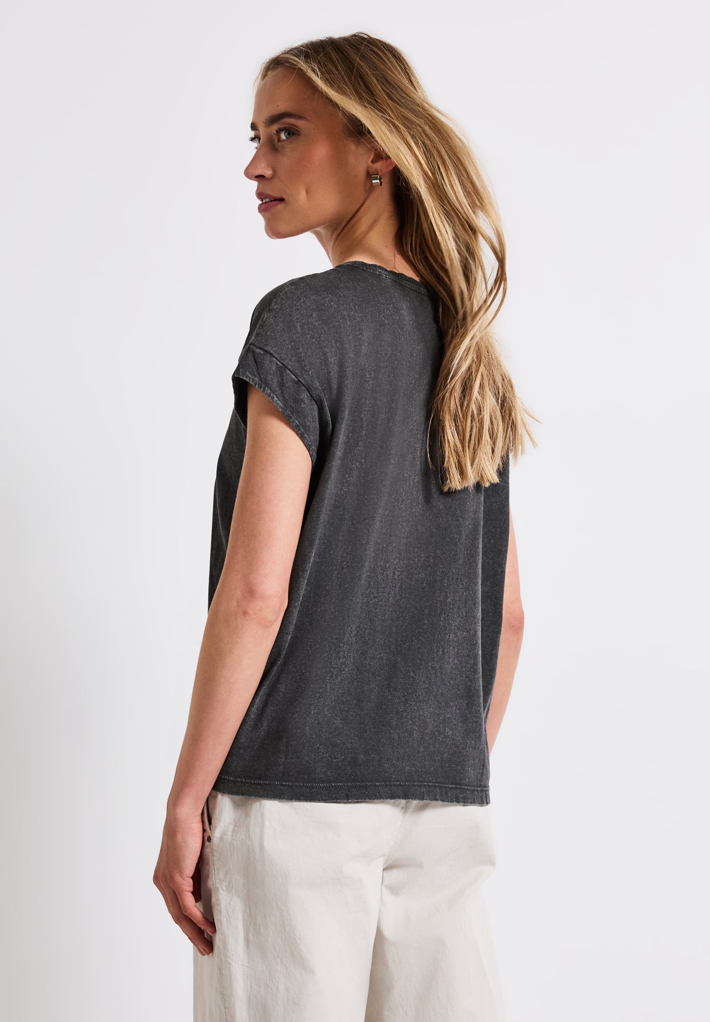 Washed-Look Artwork Shirt