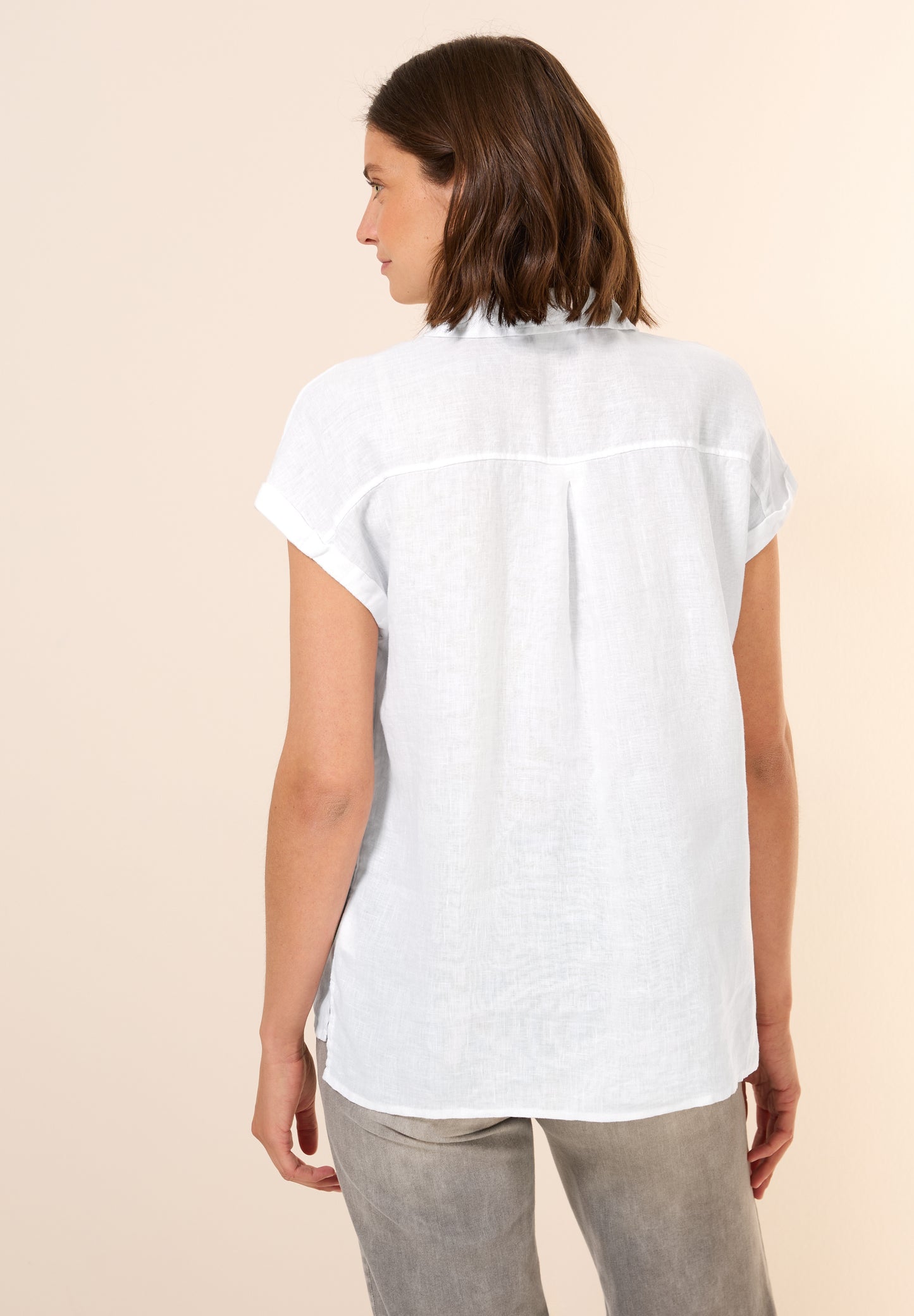 Leinen-Hemdbluse