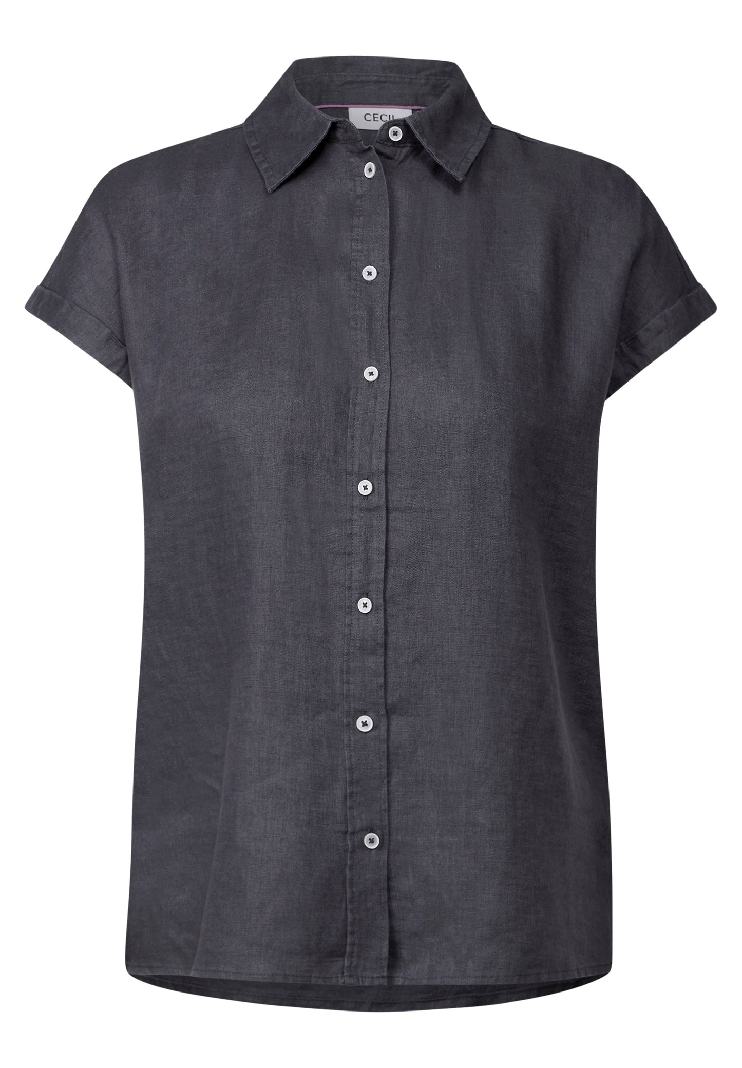 Leinen-Hemdbluse