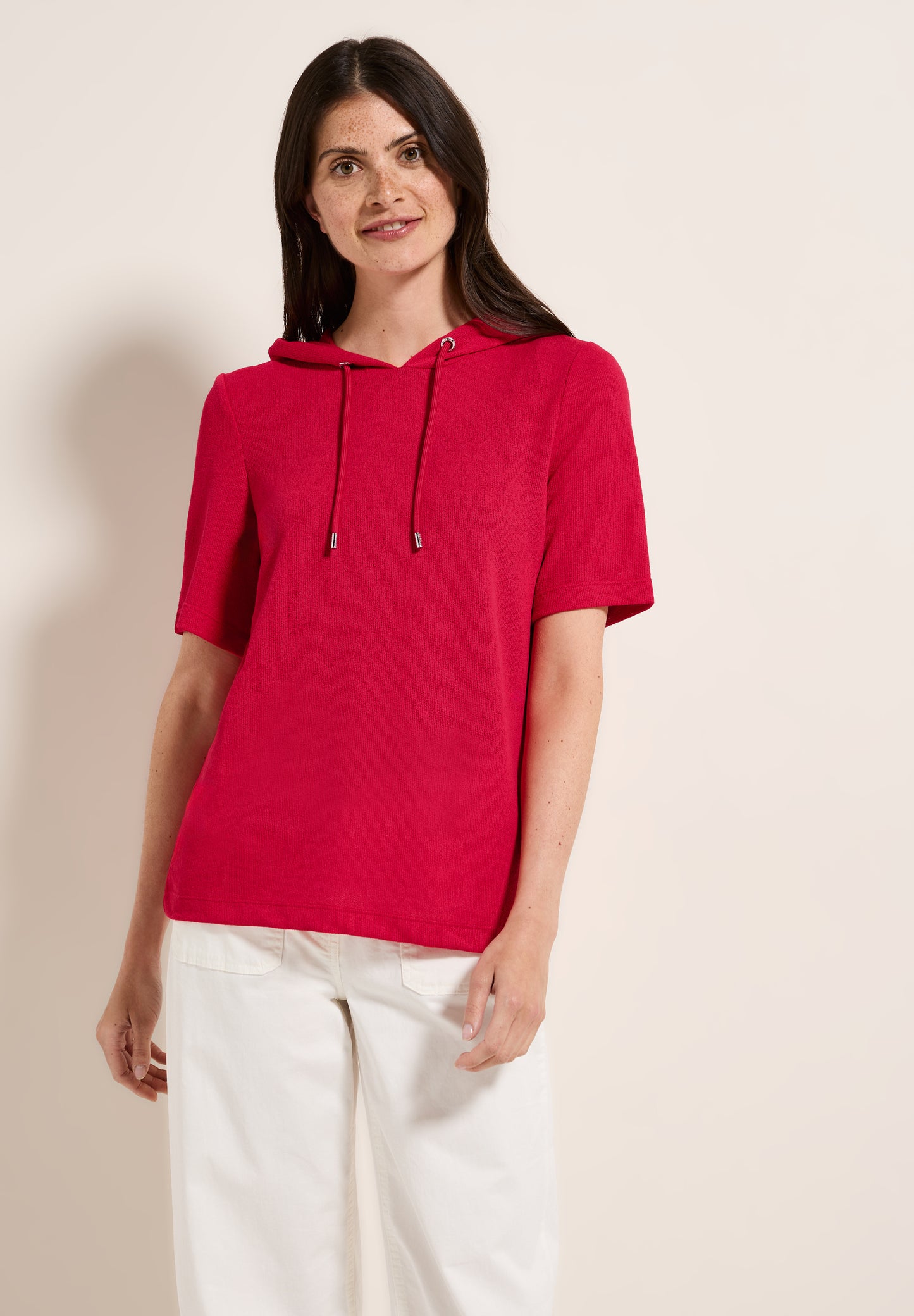 Crepe Hoodie-Shirt