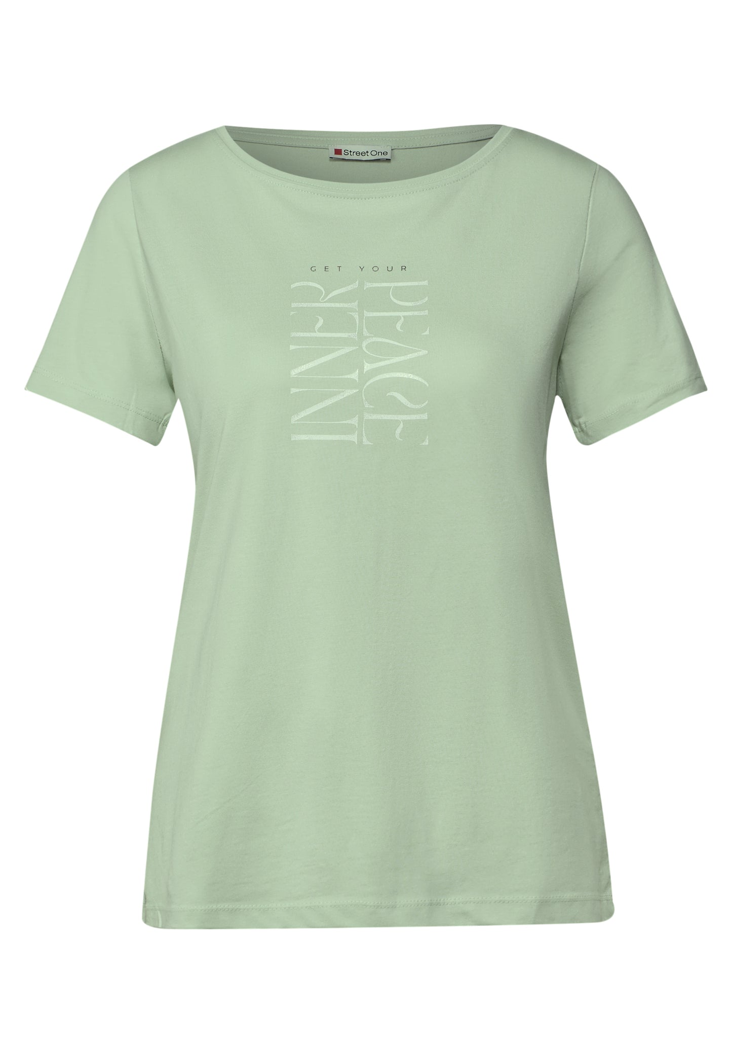 T-Shirt mit Wording Print
