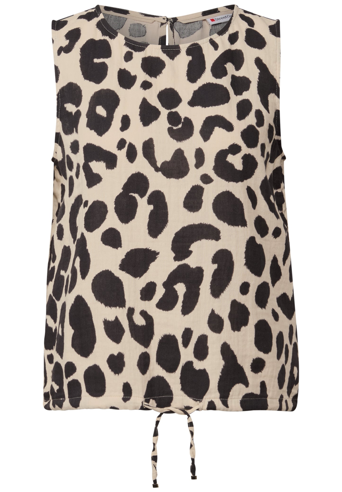 Musselin Blusentop mit Print