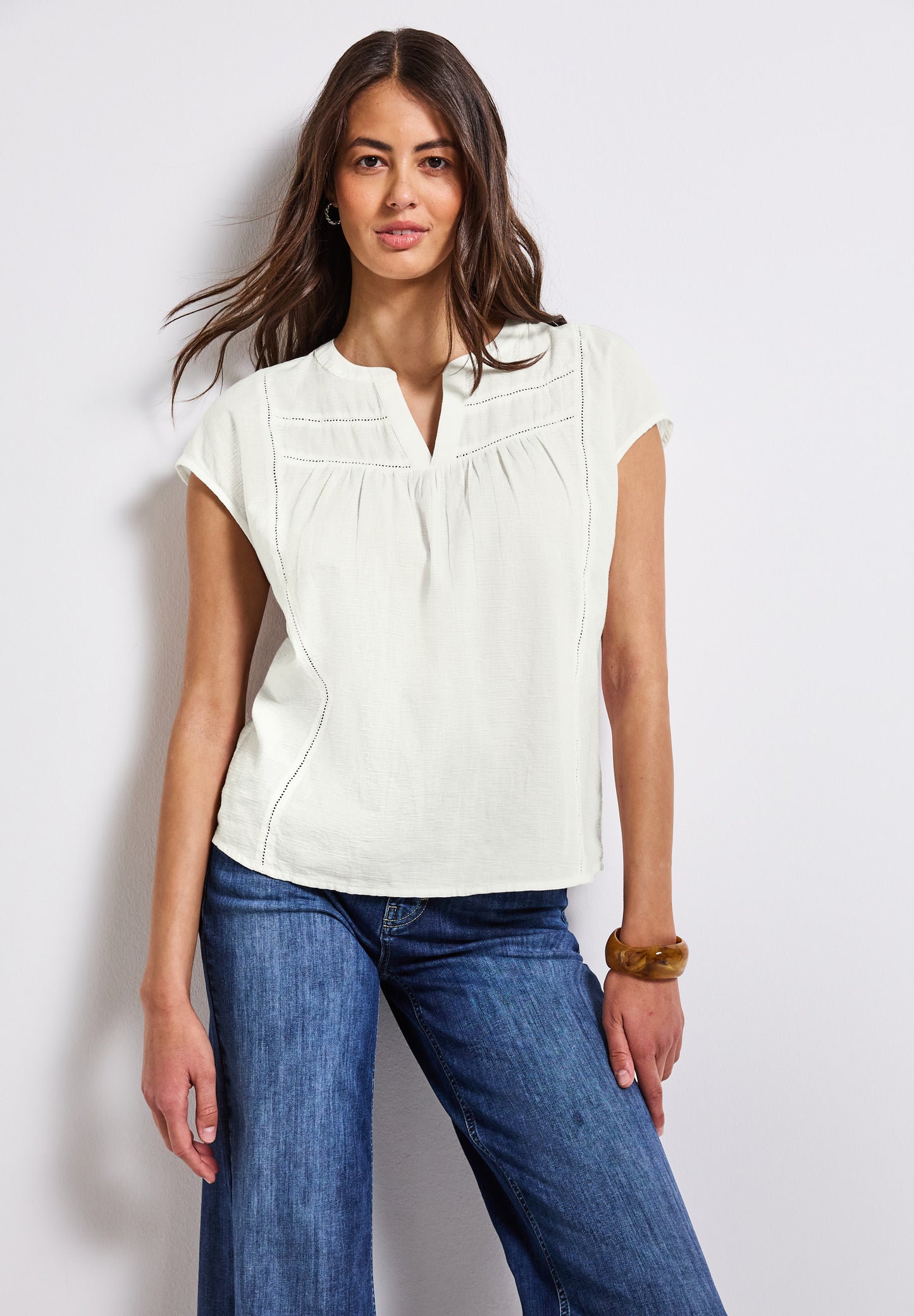 Bluse mit Tape-Details