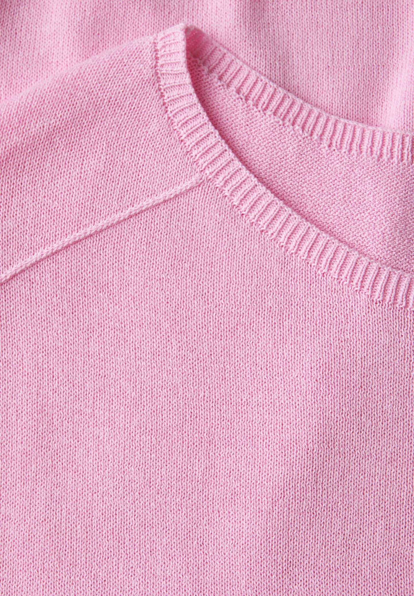 Leinen-Look Strickpullover