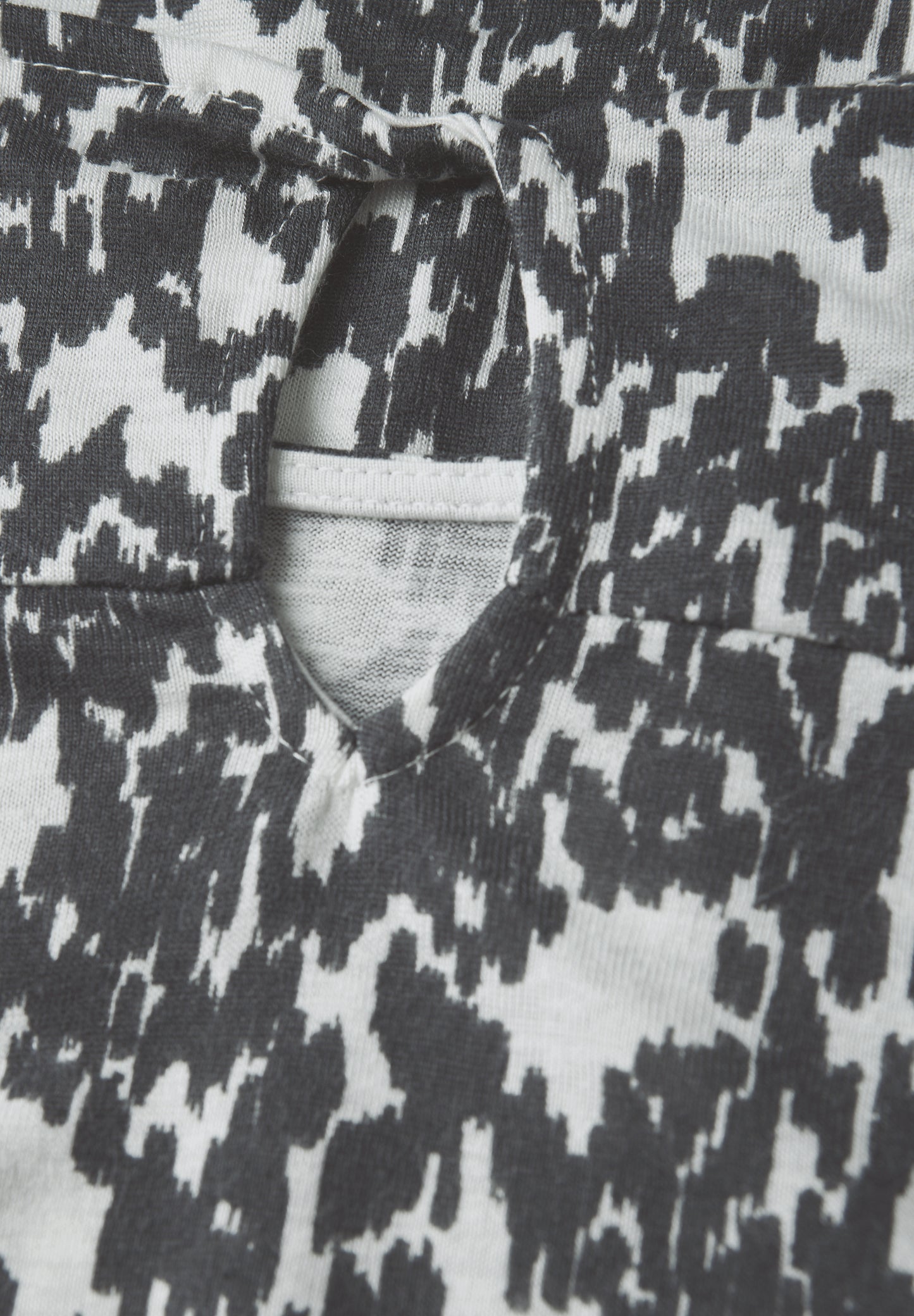 Strick-Look Shirt mit Muster