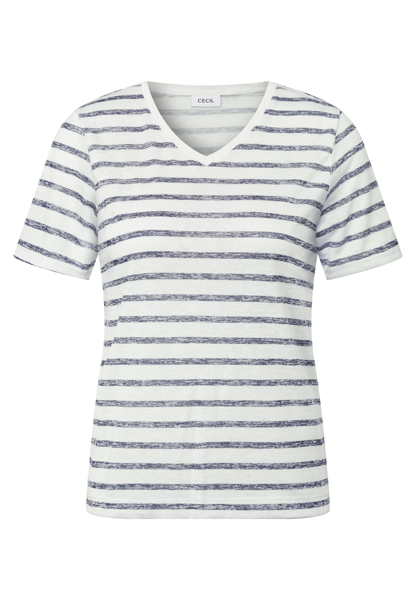 Strick-Look Streifen-Shirt