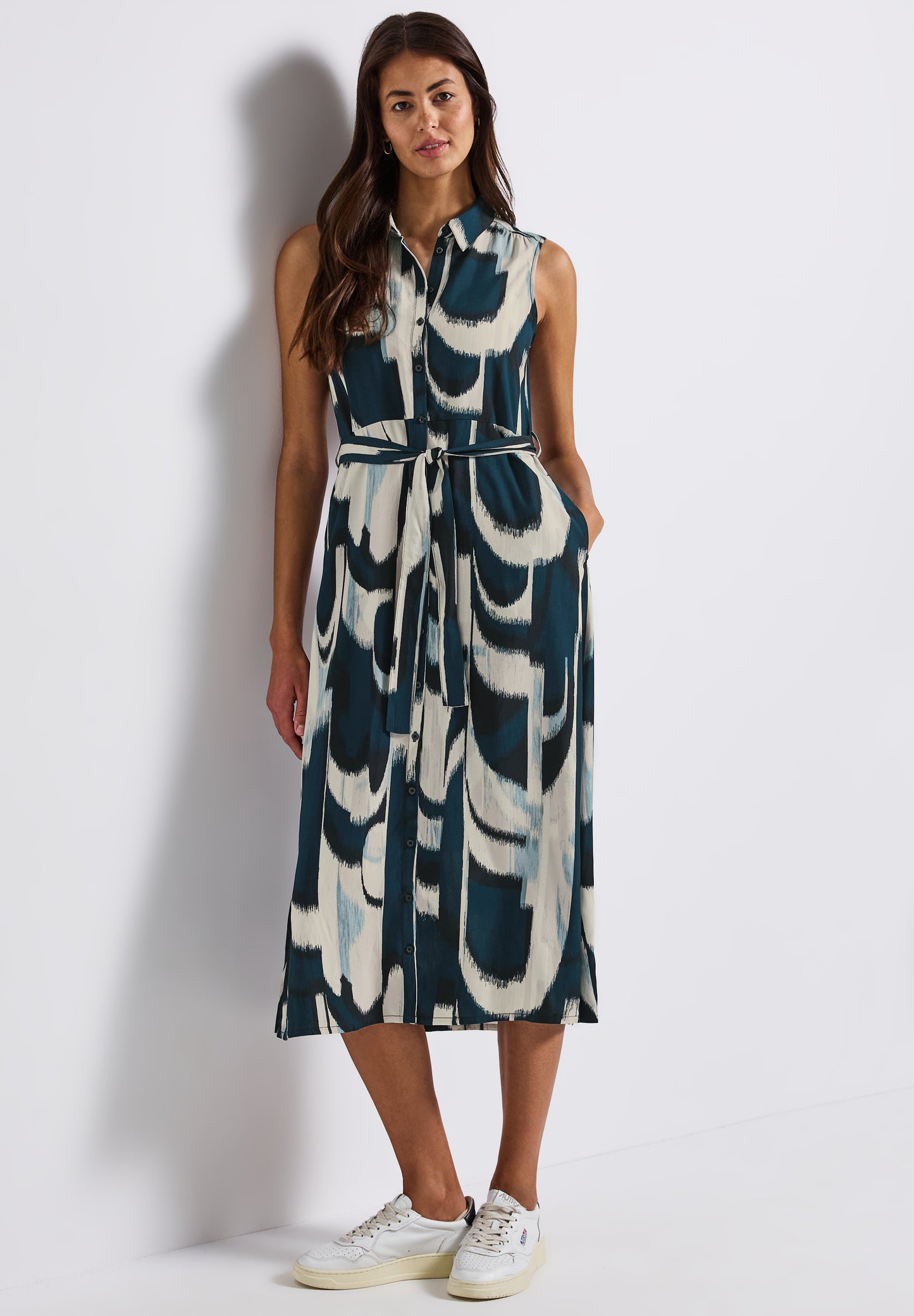Ärmelloses Blusenkleid