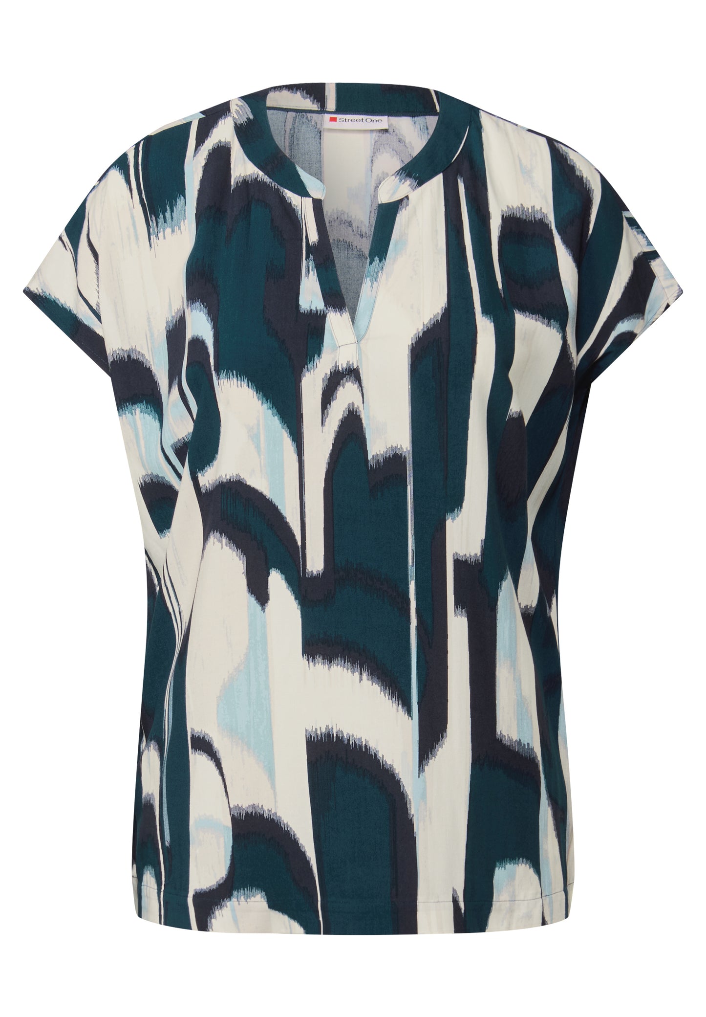 Gemustertes Blusenshirt