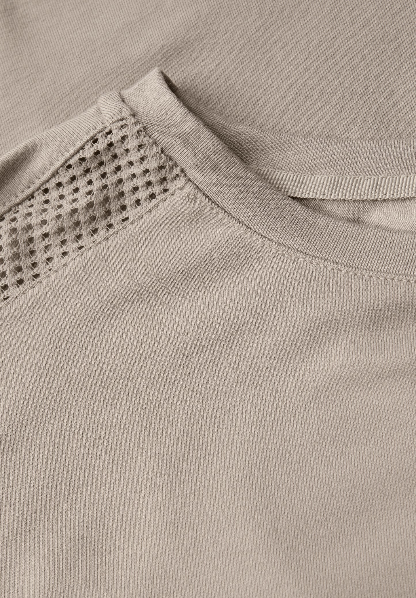 Jersey-Shirt mit Mesh-Detail