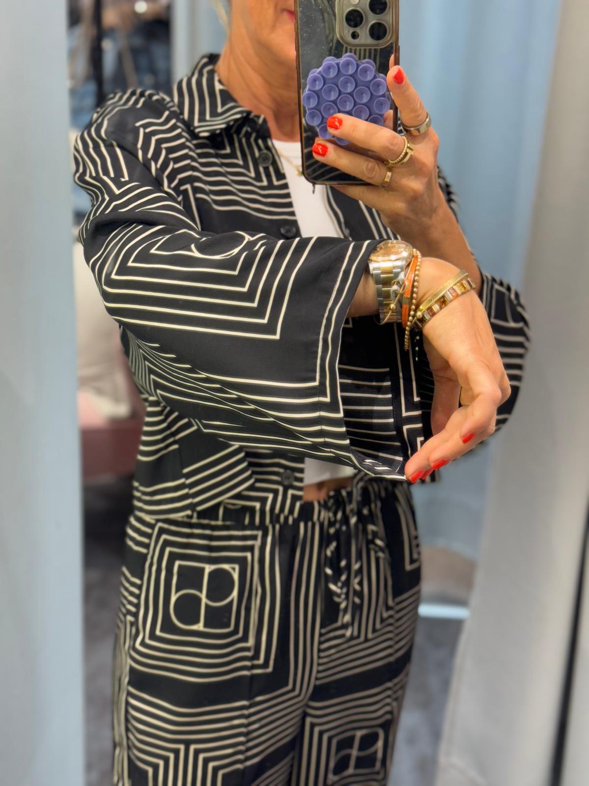 Bluse | Geo Chic