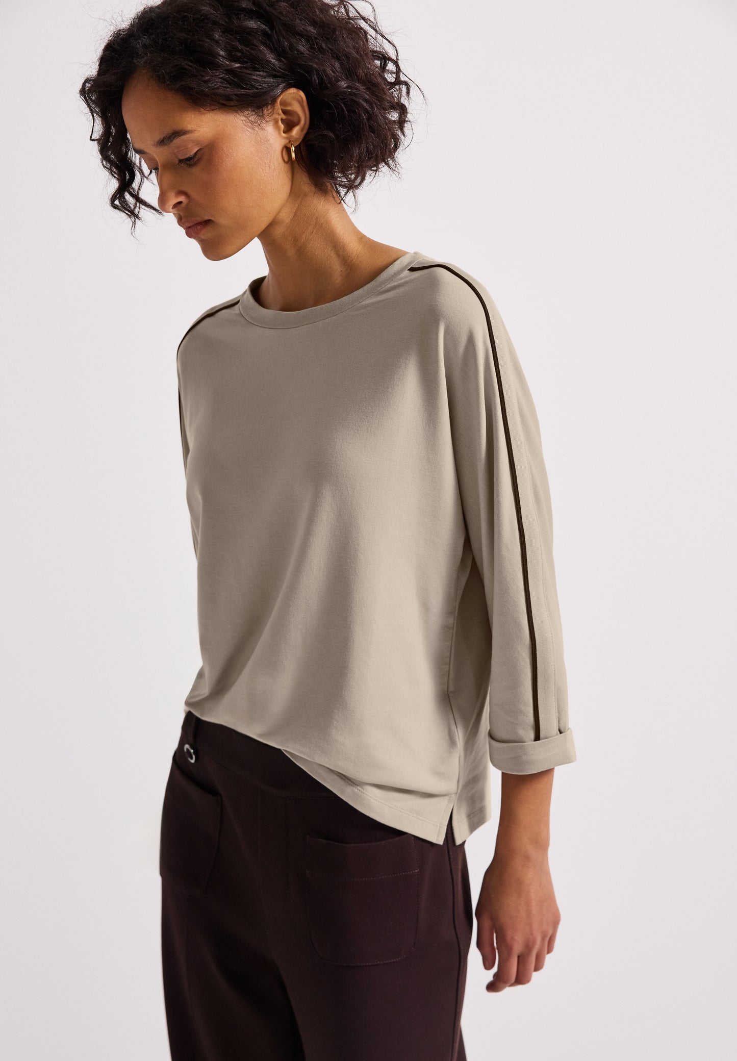 Shirt mit Galonstreifen