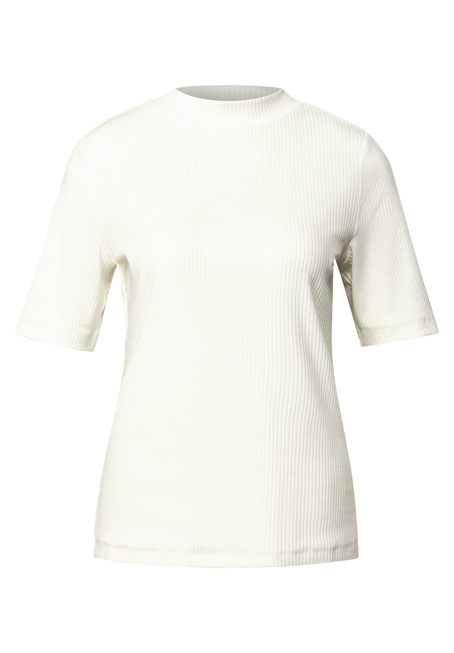 T-Shirt mit Rippstruktur