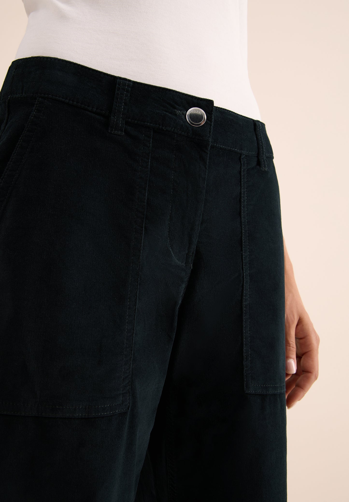 Wide Leg Cordhose