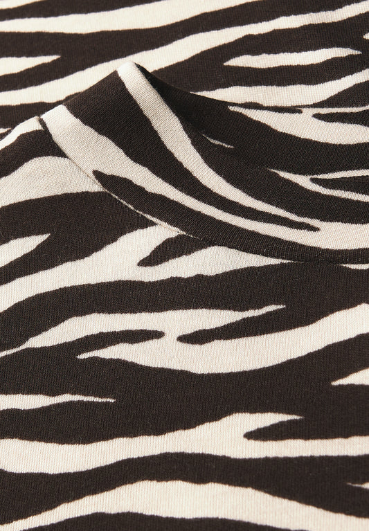 T-Shirt mit Zebra Print