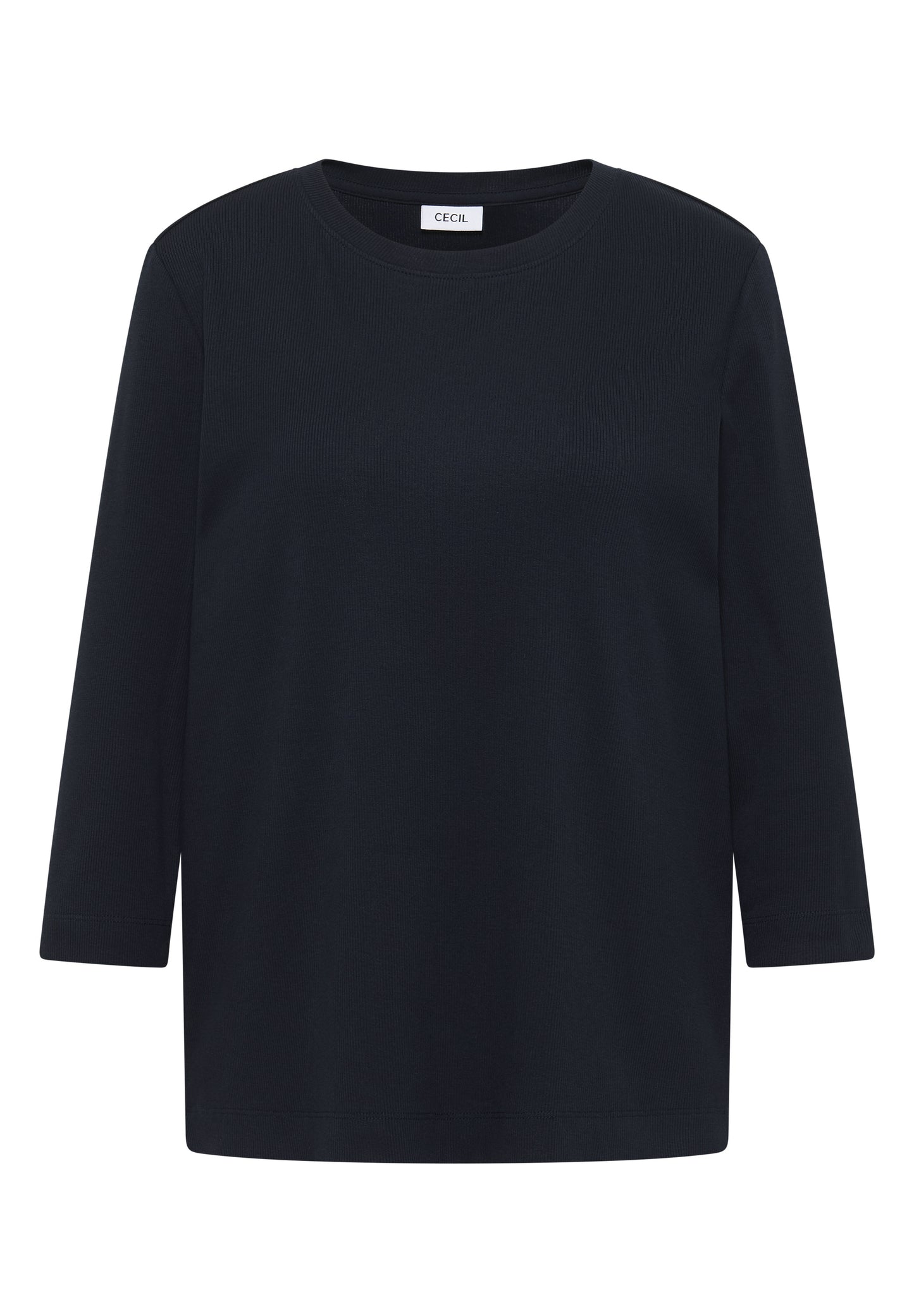 Shirt mit Rippstruktur