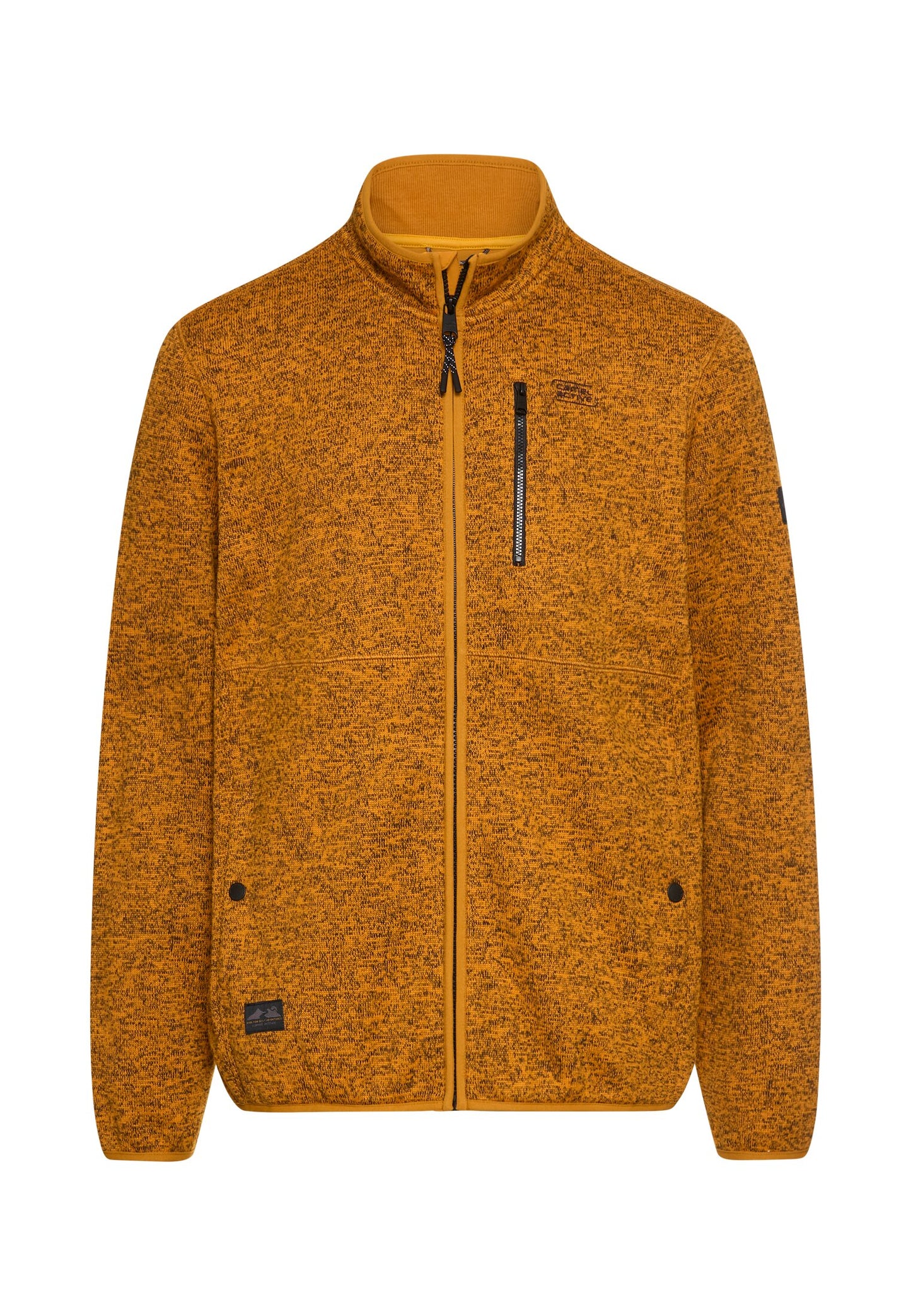 Strickjacke mit Stehkragen