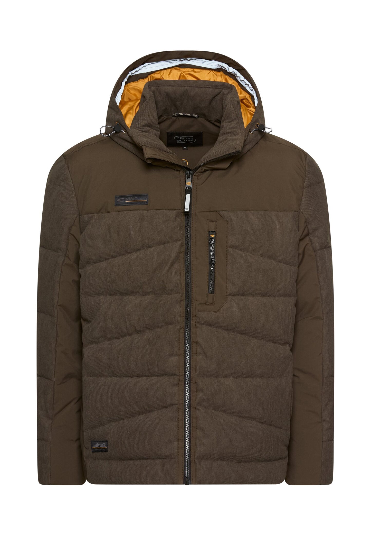 Steppjacke mit abnehmbarer Kapuze