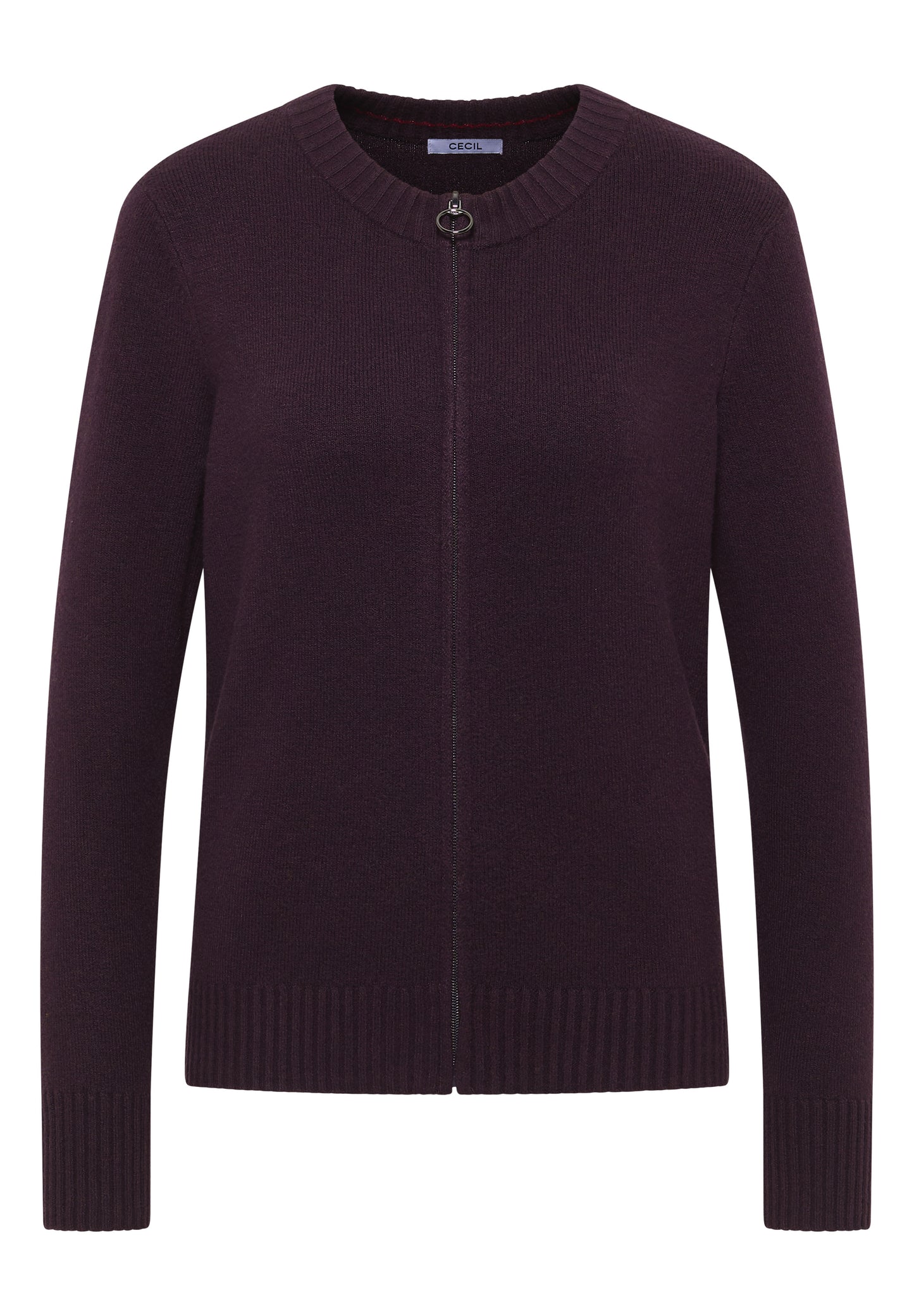 Cosy Cardigan mit Zipper
