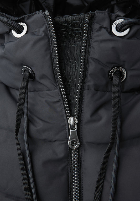 Mantel mit geklebten Nähten