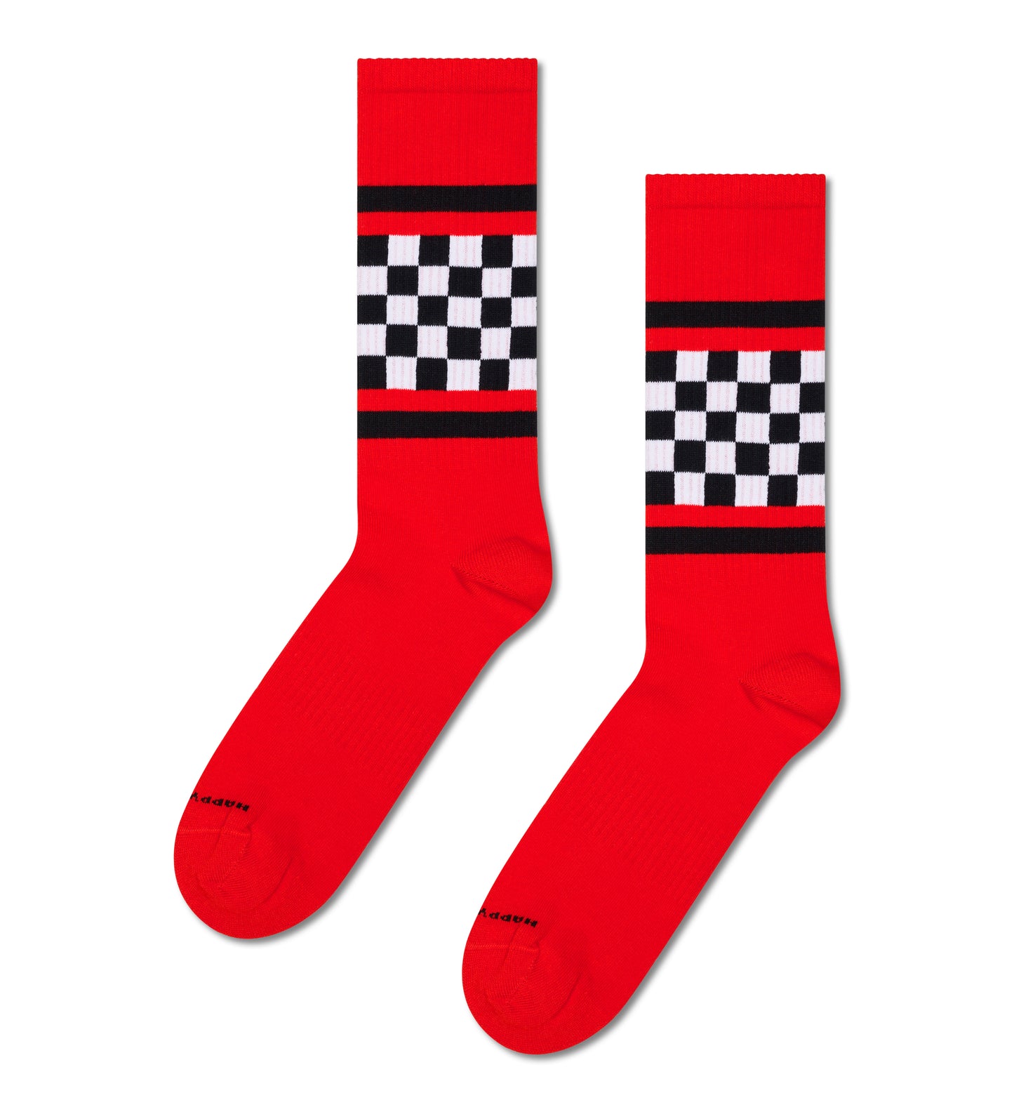 Checked Stripe Sneaker Sock