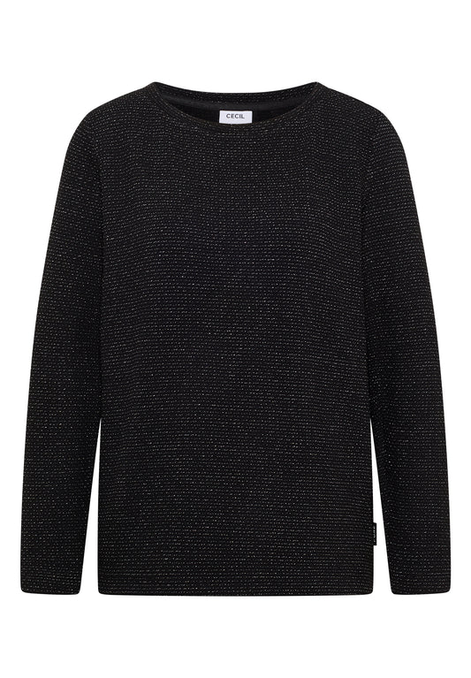 Glitzer Strukturshirt