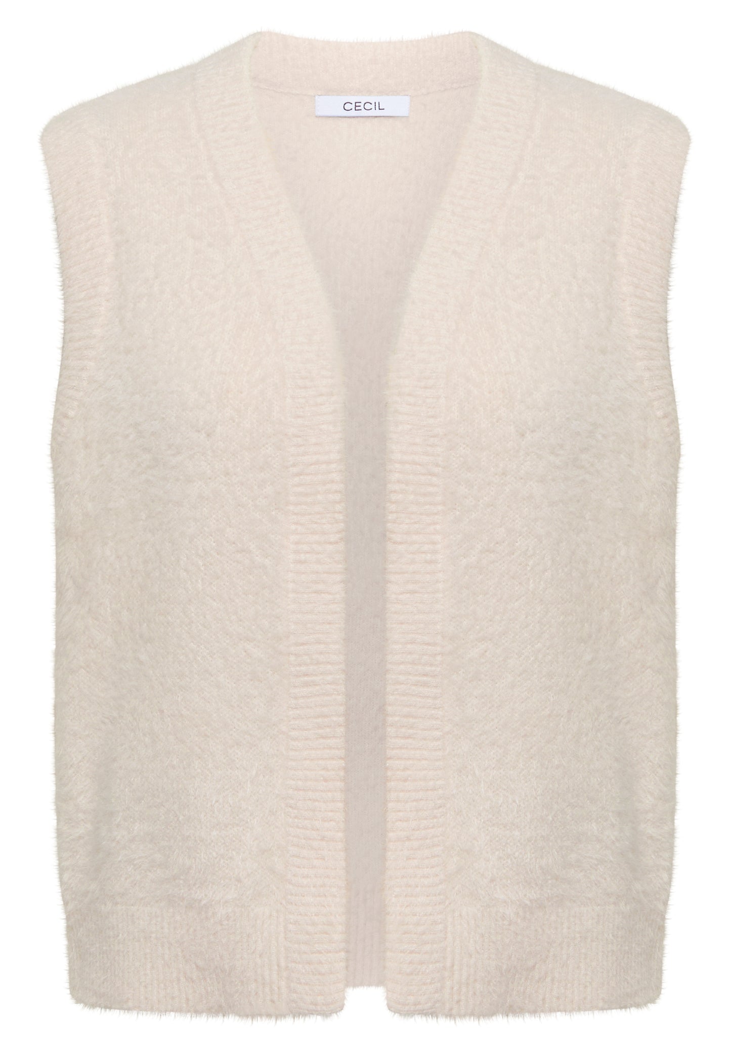 Offene Federgarn Weste