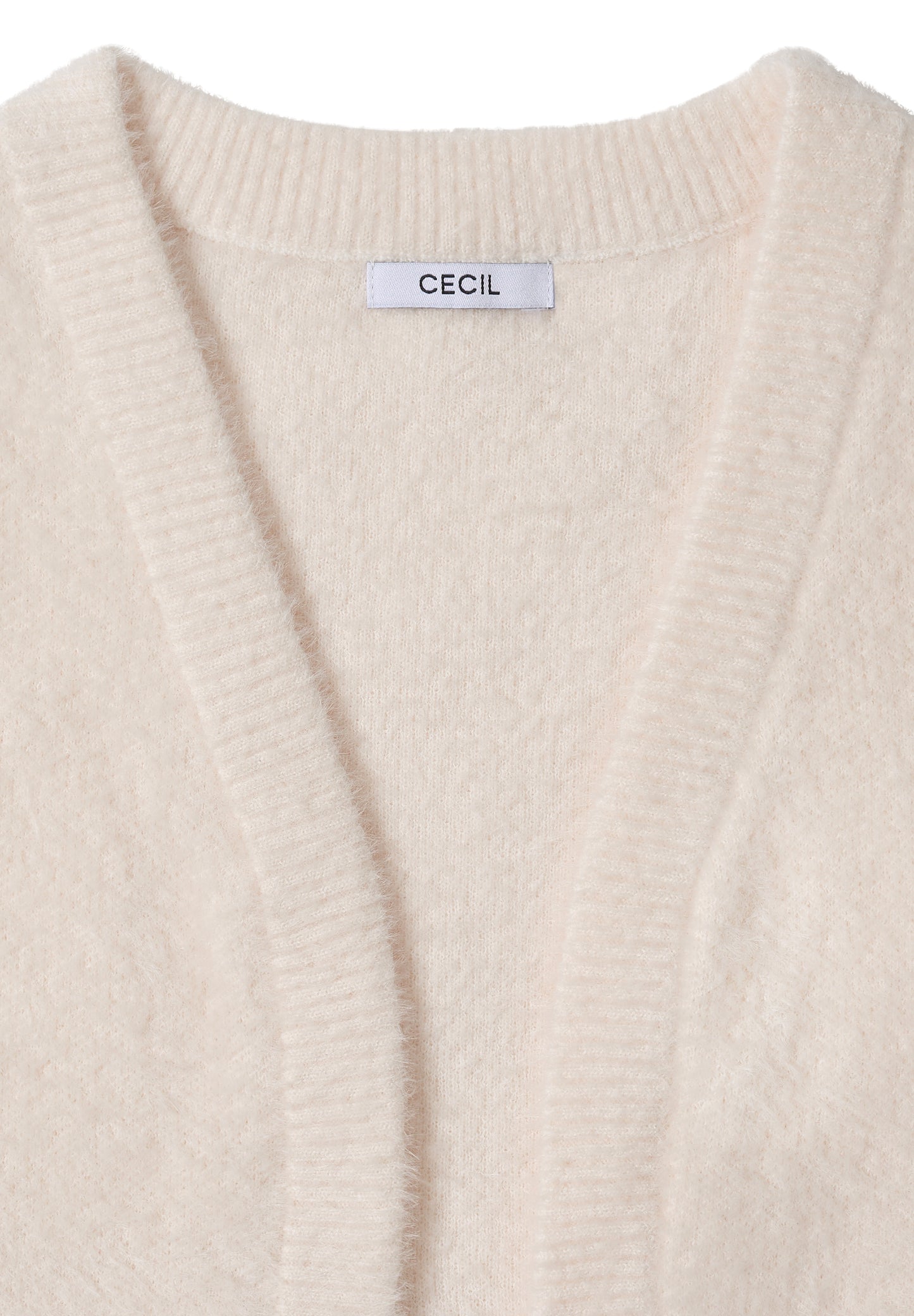 Offene Federgarn Weste