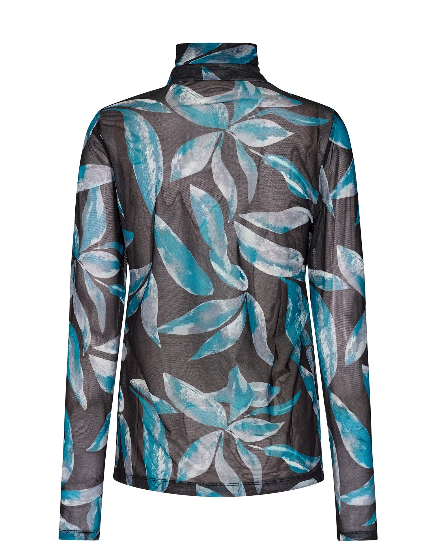 Loretta Mesh Rollneck Blouse