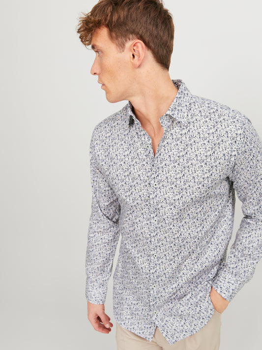 JPRBLANORDIC PRINT SHIRT L/S SN