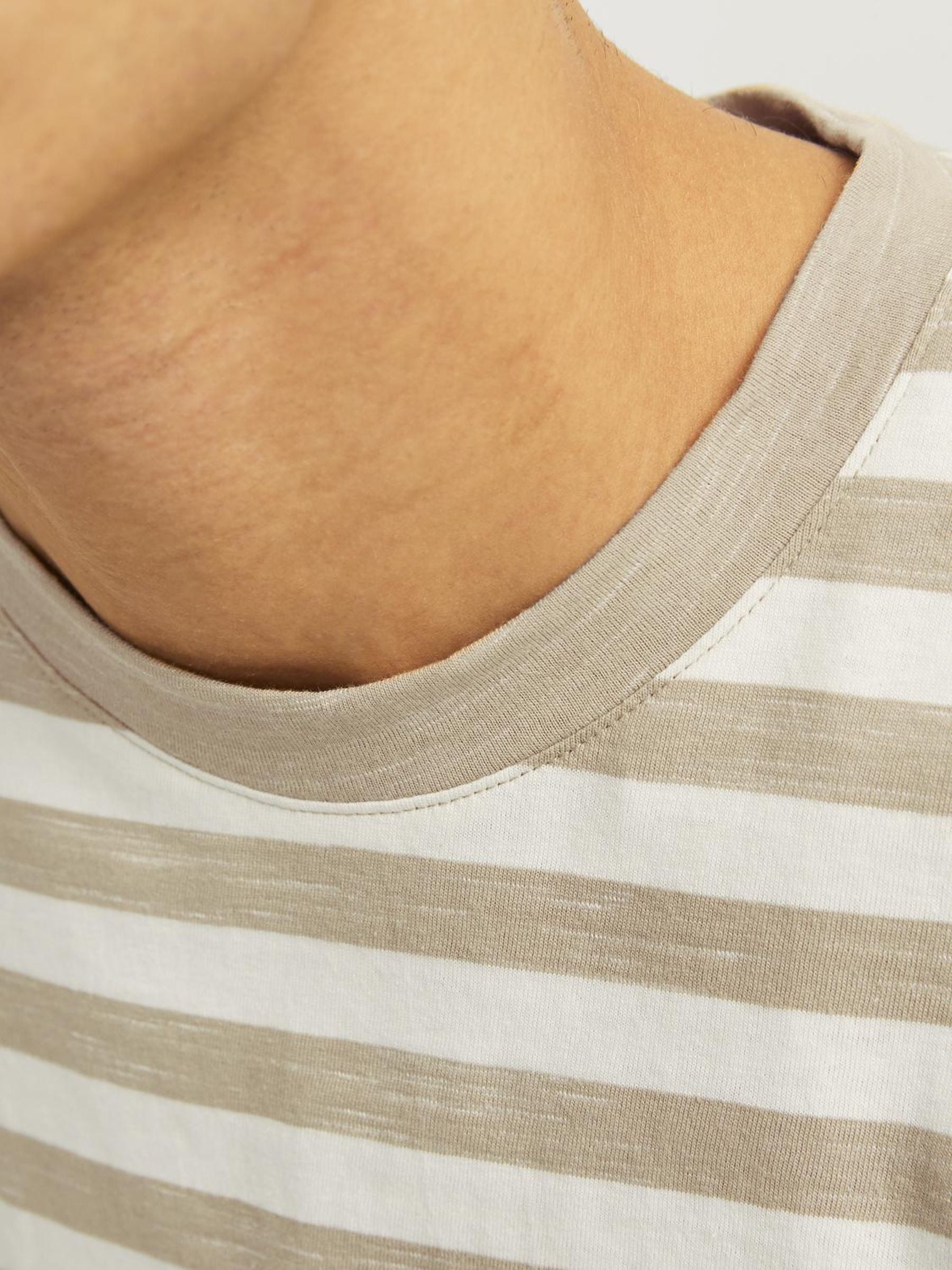 JORTAMPA STRIPE TEE SS CREW NECK