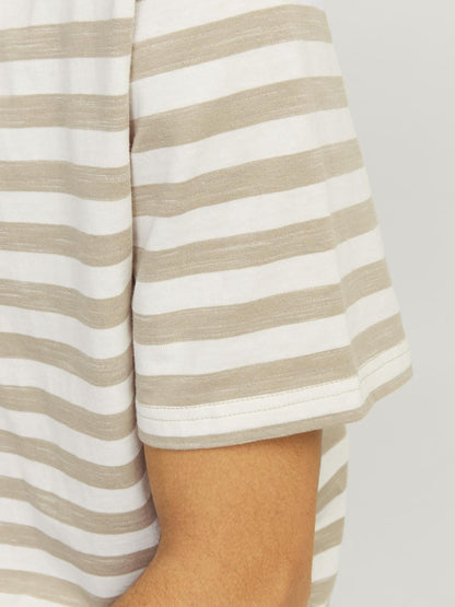 JORTAMPA STRIPE TEE SS CREW NECK