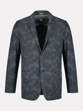 Worker Blazer Linen Chambray Open Leaves