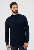 Crew Neck Structure Knit