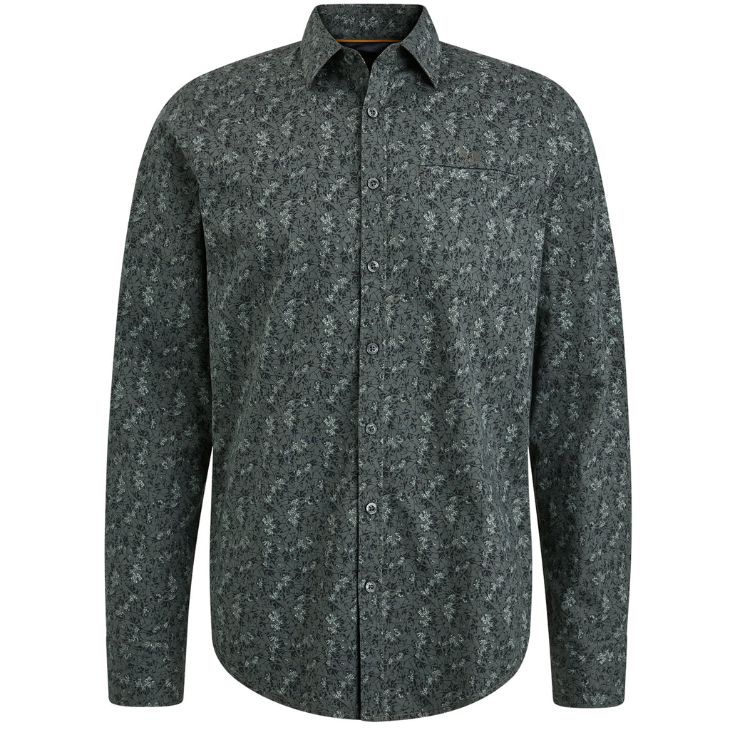 Long Sleeve Shirt Print On Poplin Stretch