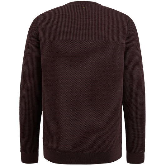 Crewneck cotton plated