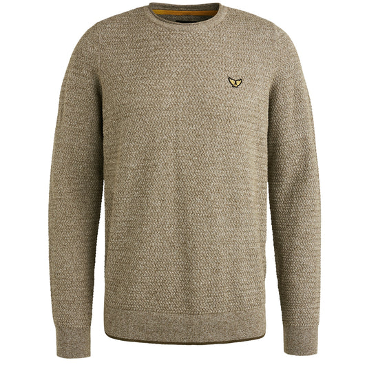 R-neck cotton mouline