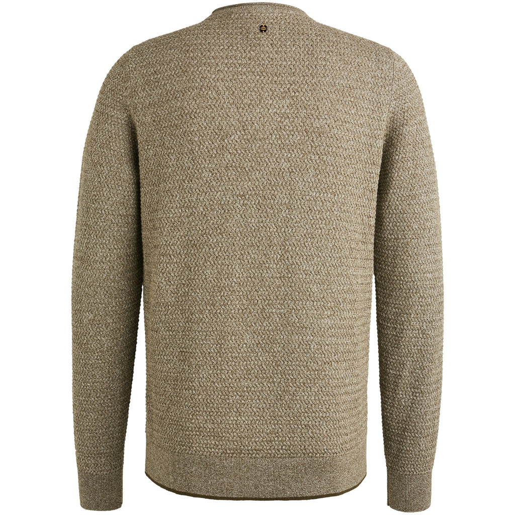 R-neck cotton mouline