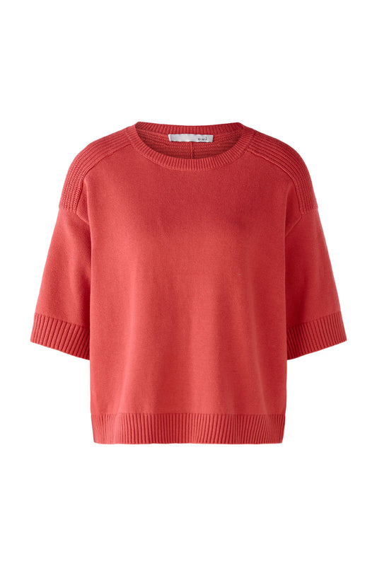 Strickpullover in Baumwollmischung