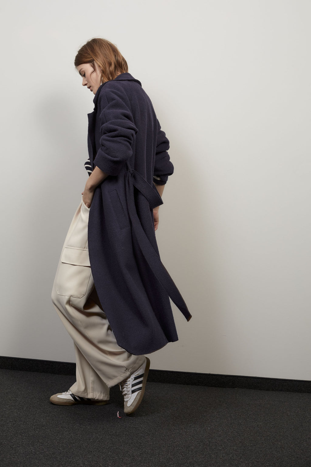 Doppelreiher Mantel italienischer Schurwolle