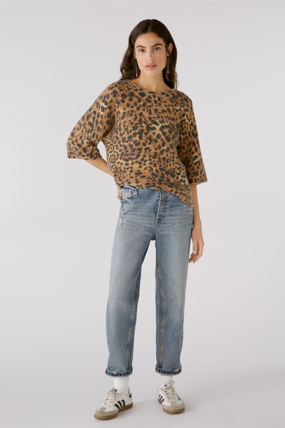 Pullover mit Leodruck