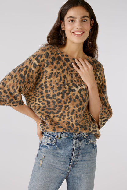 Pullover mit Leodruck