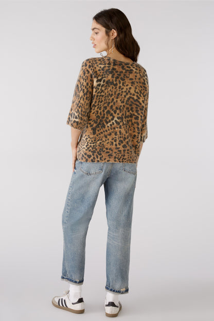Pullover mit Leodruck